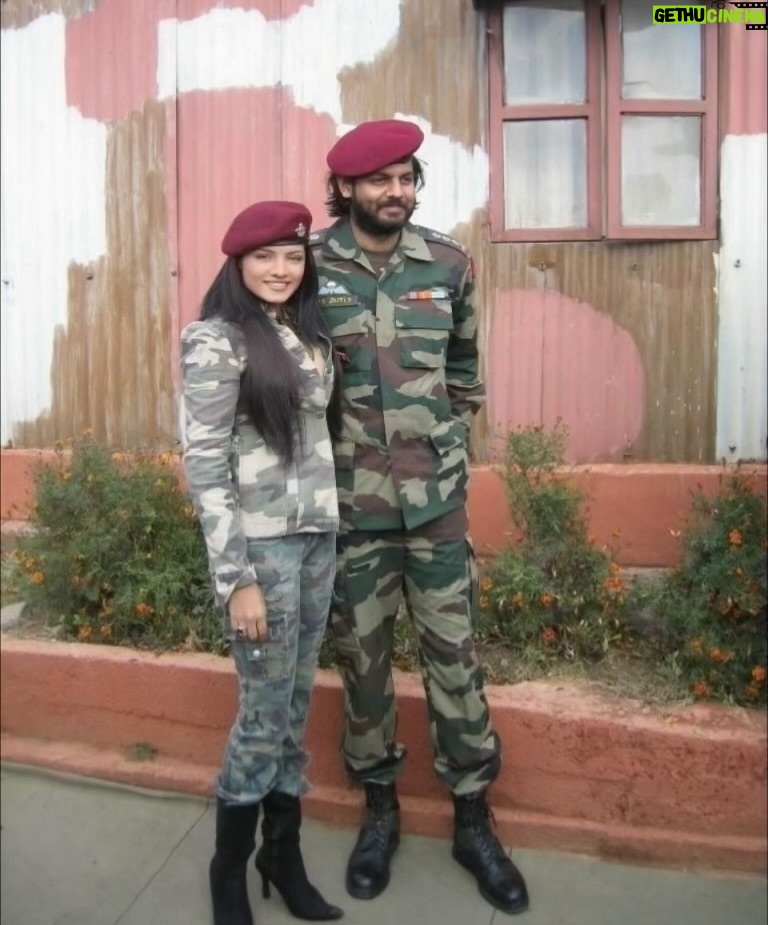 Celina Jaitly - 32.3K Likes - #armyday Families serve too, just without medals.

This photo was taken on one of my visits to Bhai’s unit in the valley. He had just returned from a long mission. For this photo, one of the officers who was martyred shortly after this photo on a mission, placed his own para beret on my head. Wearing it, I told him there was nothing in my life I had done to earn it, not even as the sister of a Para officer. He smiled & said, “Ma’am, our families stand behind us & pay an equal price of bravery while we stand at the front.”

Today, I share a letter bhai wrote to me in 2000. I chose this letter because it captures something profound, the mindset of a young boy, newly out of school, already born to serve his country.

He had just entered #fauj through the technical entry after school. After 12th, he was selected to study Engineering at the Military College of Telecommunication Engineering, Mhow, often regarded as the IIT equivalent of the Indian Armed Forces. In those days, technical entry cadets were required to spend a year at #ima , Dehradun.

He was barely 18 plus, playful, trying to hook me up too 😁 yet already carrying responsibility & purpose. This letter reflects a boy who had accepted that his life belonged to the nation, even as he had just left home.

Maj Vikrant is a 4-gen soldier, born, as we say in our family, with ammunition boots on his feet. Even in those early letters, he worried about me, our parents, our home. Behind every soldier is a village bound to him by love sacrifice silent endurance 

In our case, most of that village is gone. What remains are empty halls of a house once full of life with our parents, Colonel Jaitly (SM), & our Ma, Dr. Meeta my brother & our 2 dogs, Scooby & Muffin. As I return 15 years later I write this from those empty halls & a heart full of memories of what was, of what continues to give me courage.

As written in that letter, Bhai went on to live the dream. He served with 3 Para SF, earned the Chief of Army Staff’s Commendation Card, & served with UN peacekeeping forces in Lebanon. This letter reminds me that a soldier is forged long before the uniform, long before the medal, & long before the battlefield.