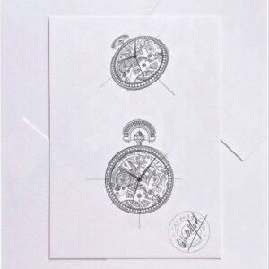Céline Morel Instagram - - Bare Beauty : Skeleton Pocket Watch
This watch sketch, crafted by my hands, captures the essence of my artistic vision and design expertise. Each line tells a story, revealing the intricate dance of mechanics and elegance. Working for Maison Obsession has been a journey of inspiration and fulfillment.
@maisonobsession

• For inquiries and pricing, please contact me via direct message.•