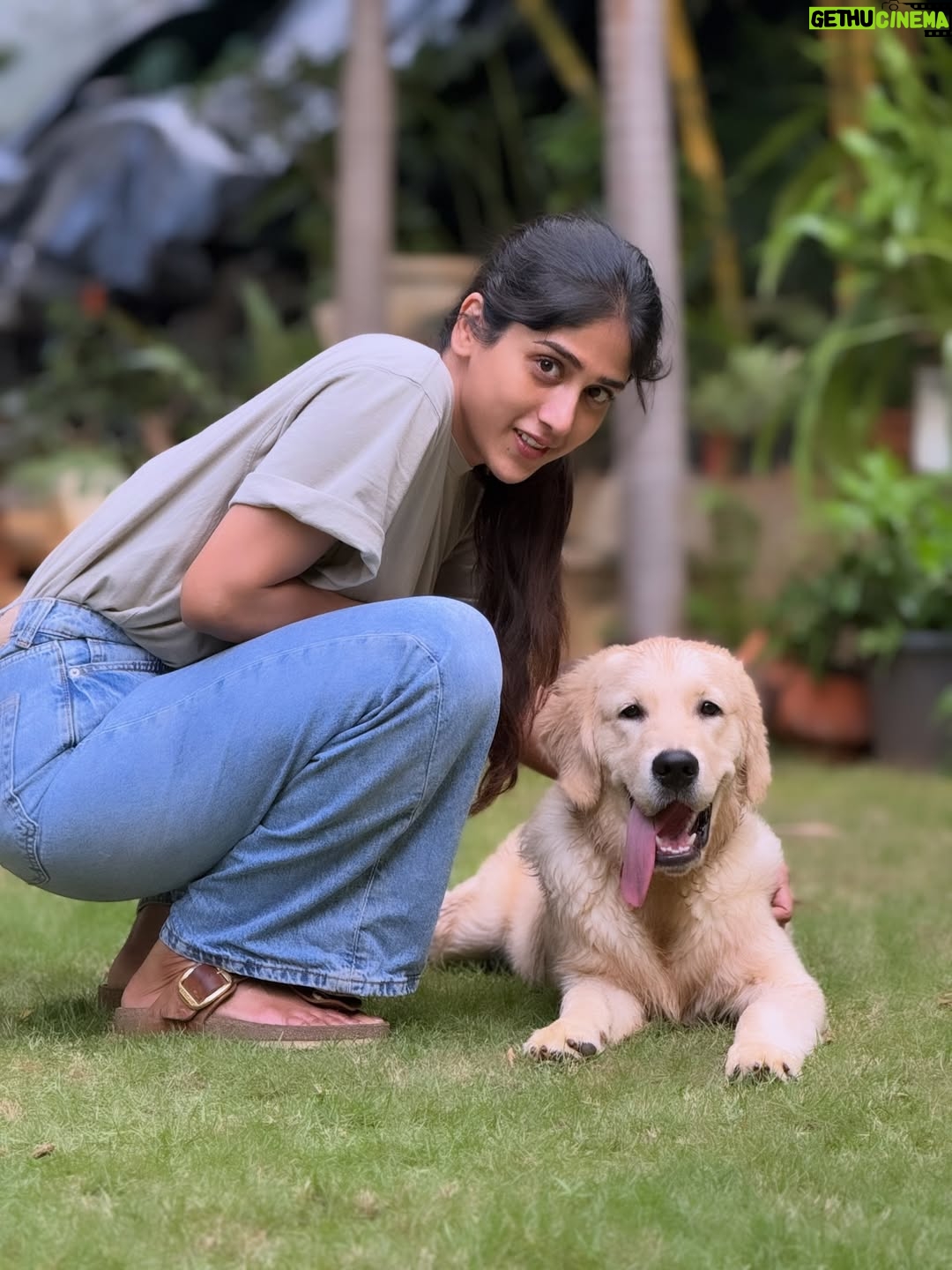 Chandini Chowdary - 109.4K Likes - Happy New Year to you from us! ♥️🐶