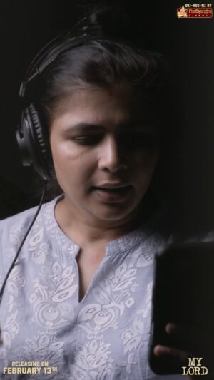 Chinmayi Instagram - Love has no language...
Love is the language ♥️

#MyLord in Cinemas on FEBRUARY 13th.

UKI - AUS - NZ Release by @PrathyangiraUS

@sasikumardir @chaithra.j.achar #Rajumurugan @chinmayisripaada @olympiamovies @official_mskcinemas
