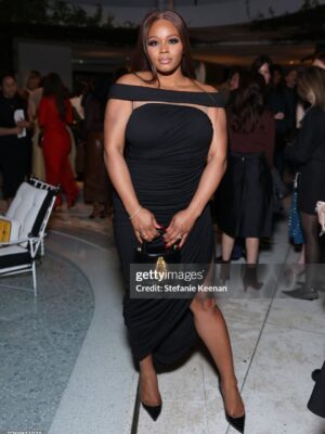 Claire Sulmers Instagram - Last night, celebrated the finalists of @fashiontrustus alongside @waymanandmicah, Proud #FashionTrust Patron @tindodjaghian, and more. @fashiontrustus is a 501(c)(3) nonprofit supporting U.S.-based emerging fashion designers through mentorship and financial grants.

For the occasion, I wore pieces by designers you should know: @chatsbycdam and @fashionbombaccessories designer @florekny while #TinaOdjaghian rocked @driesvannoten and @hermes ! I’m all about supporting emerging designers, so I always love championing #fashiontrustus—and I can’t wait to toast the winners in April 🥂

📸: Getty / WWD
#clairesulmers #thebomblife 
*Thx @hannai_me