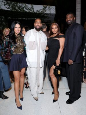 Claire Sulmers Instagram - Last night, celebrated the finalists of @fashiontrustus alongside @waymanandmicah, Proud #FashionTrust Patron @tindodjaghian, and more. @fashiontrustus is a 501(c)(3) nonprofit supporting U.S.-based emerging fashion designers through mentorship and financial grants.

For the occasion, I wore pieces by designers you should know: @chatsbycdam and @fashionbombaccessories designer @florekny while #TinaOdjaghian rocked @driesvannoten and @hermes ! I’m all about supporting emerging designers, so I always love championing #fashiontrustus—and I can’t wait to toast the winners in April 🥂

📸: Getty / WWD
#clairesulmers #thebomblife 
*Thx @hannai_me