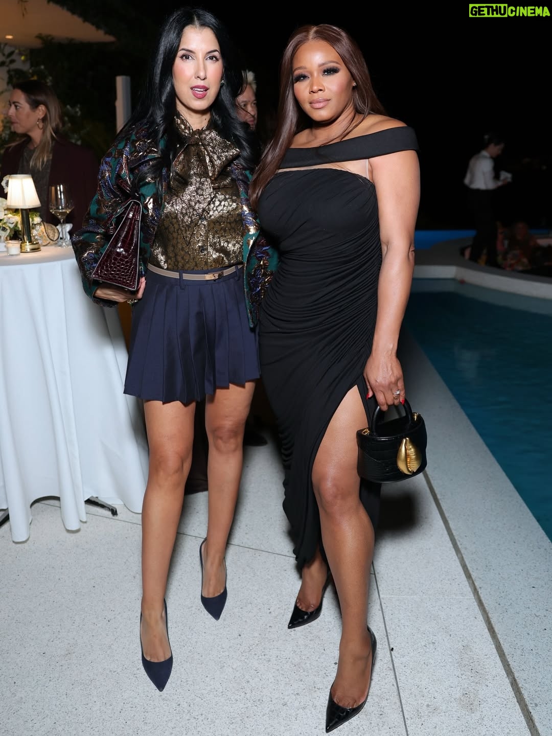 Claire Sulmers - 27K Likes - Last night, celebrated the finalists of @fashiontrustus alongside @waymanandmicah, Proud #FashionTrust Patron @tindodjaghian, and more. @fashiontrustus is a 501(c)(3) nonprofit supporting U.S.-based emerging fashion designers through mentorship and financial grants.

For the occasion, I wore pieces by designers you should know: @chatsbycdam and @fashionbombaccessories designer @florekny while #TinaOdjaghian rocked @driesvannoten and @hermes ! I’m all about supporting emerging designers, so I always love championing #fashiontrustus—and I can’t wait to toast the winners in April 🥂

📸: Getty / WWD
#clairesulmers #thebomblife 
*Thx @hannai_me