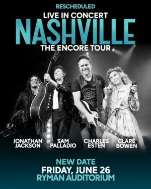Clare Bowen Instagram - UPDATE: Due to continued inclement weather conditions, the @nashvilleinconcert show has been rescheduled to June 26. 

Please hold on to your tickets as they will be valid for the new date. If you're unable to attend the new date or prefer a refund, you can request one through AXS. 

Thank you for your understanding. We look forward to seeing y'all in the pews for the rescheduled date! 💒