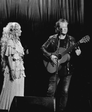 Clare Bowen Instagram - Thank you to everyone who packed the @peacecenter and partied with us on night one of the Nashville Encore Tour! 🎉✨ Special thanks to @tiffanysmithsc for capturing these images. 💖✨

#charlesesten #jonathanjackson #sampalladio #clarebowen #bowenyoung