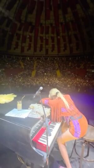 Debbie Gibson Instagram - THIS is Peru 🇵🇪 😢
After I sang it … they sang it
The entire song
A first 🤍
¡ Gracias por un noche mâgica Peru!