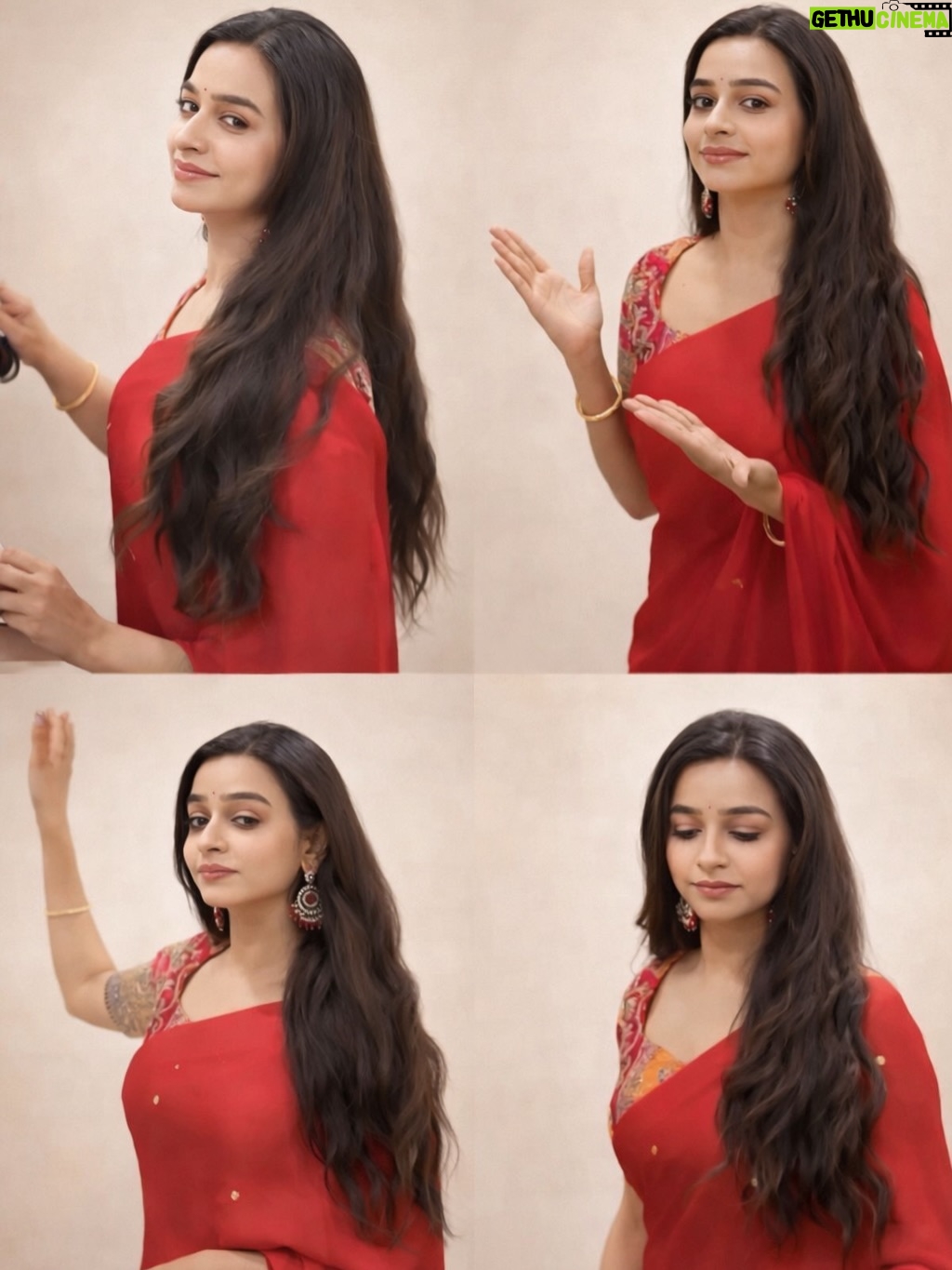 Divya Ganesh - 65K Likes - Our darling @divya_ganesan_official ❤️in our Saara Luxe Saree ✨

Comment “LINK” to order

A perfect blend of elegance, grace, and timeless beauty.
That rich drape, the detailed blouse, and the effortless charm truly made to stand out 🤍

The fluid drape, gentle sheen, and beautifully detailed Kutch-inspired embroidery on the blouse make this saree a true wardrobe essential ,perfect for daytime functions, intimate celebrations, or when you want to look naturally elegant 💫

If elegance had a colour, it would be this Saara
Soft. Serene. Forever favourite.

• Shop before it’s gone: efwbyfathima.in
• Product Search: SAARA LIUXE
• International & Bulk Orders: Available on our website
• Need help? WhatsApp: 9361590038

#efwbyfathima #efwexclusive #miasaree #pistagreen #handworkedblouse fromscratch luxurysarees lightweightdrape elegantfashionway sareelove efwstyle festiveedit