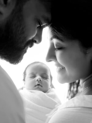 Durga Krishna Instagram - Of all the gifts 2025 gave us, this little soul is the one that changed our world. Entering the New Year with a full heart and the greatest love we’ve ever known. Happy New Year from our growing family to yours. ✨🤍

Photo By : @babystories_by_sujinsuvin