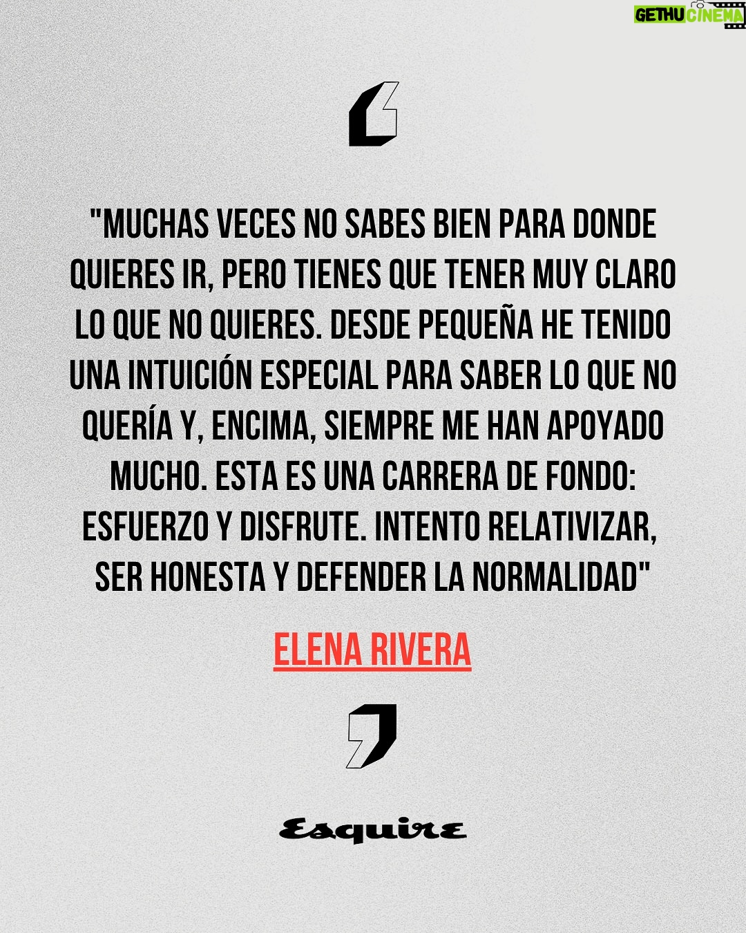 Elena Rivera - 252 Likes - Inmensos ojos azules, encantadora sonrisa, dulce voz cantarina, pequeña estatura y, sin embargo, dada a personajes de enorme carácter y fuerza, la zaragozana es un ejemplo de que crecer en los escenarios puede salir bien. Hablamos con la actriz Elena Rivera de sus similitudes con Marisol, su salto (con miedo) al género de terror en ‘Dime tu nombre’, de la adrenalina del teatro y de cómo crecer, bien, bajo los focos desde incluso antes de ‘Cuéntame cómo pasó’ y Karina.

Texto: @rafacasademont 
Fotógrafo: @andresgarlujan 
Maquillaje y peluquería: @rebecatfigueroa 
Estilismo: José Juan Rodríguez y Paco Casado

Lee la entrevista completa en el link de la bio de @esquirees

#ElenaRivera #Esquire