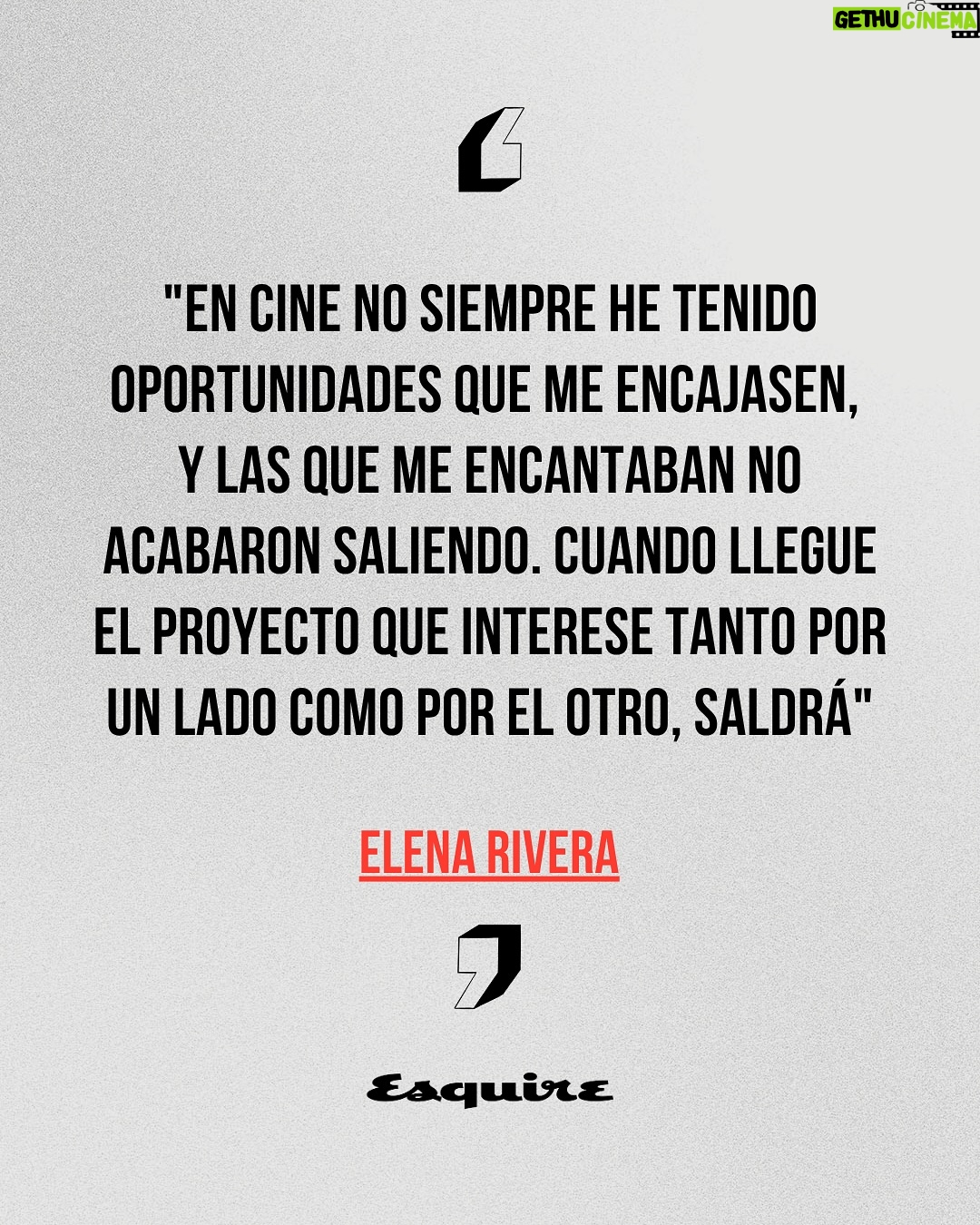 Elena Rivera - 252 Likes - Inmensos ojos azules, encantadora sonrisa, dulce voz cantarina, pequeña estatura y, sin embargo, dada a personajes de enorme carácter y fuerza, la zaragozana es un ejemplo de que crecer en los escenarios puede salir bien. Hablamos con la actriz Elena Rivera de sus similitudes con Marisol, su salto (con miedo) al género de terror en ‘Dime tu nombre’, de la adrenalina del teatro y de cómo crecer, bien, bajo los focos desde incluso antes de ‘Cuéntame cómo pasó’ y Karina.

Texto: @rafacasademont 
Fotógrafo: @andresgarlujan 
Maquillaje y peluquería: @rebecatfigueroa 
Estilismo: José Juan Rodríguez y Paco Casado

Lee la entrevista completa en el link de la bio de @esquirees

#ElenaRivera #Esquire