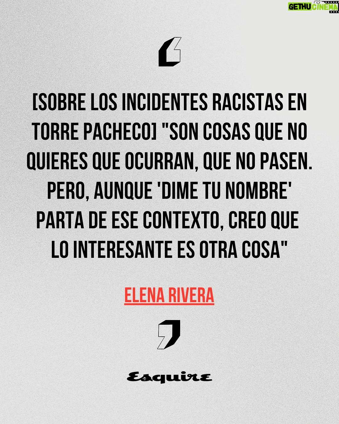 Elena Rivera - 252 Likes - Inmensos ojos azules, encantadora sonrisa, dulce voz cantarina, pequeña estatura y, sin embargo, dada a personajes de enorme carácter y fuerza, la zaragozana es un ejemplo de que crecer en los escenarios puede salir bien. Hablamos con la actriz Elena Rivera de sus similitudes con Marisol, su salto (con miedo) al género de terror en ‘Dime tu nombre’, de la adrenalina del teatro y de cómo crecer, bien, bajo los focos desde incluso antes de ‘Cuéntame cómo pasó’ y Karina.

Texto: @rafacasademont 
Fotógrafo: @andresgarlujan 
Maquillaje y peluquería: @rebecatfigueroa 
Estilismo: José Juan Rodríguez y Paco Casado

Lee la entrevista completa en el link de la bio de @esquirees

#ElenaRivera #Esquire