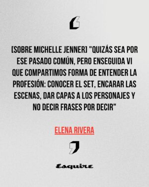 Elena Rivera Instagram - Inmensos ojos azules, encantadora sonrisa, dulce voz cantarina, pequeña estatura y, sin embargo, dada a personajes de enorme carácter y fuerza, la zaragozana es un ejemplo de que crecer en los escenarios puede salir bien. Hablamos con la actriz Elena Rivera de sus similitudes con Marisol, su salto (con miedo) al género de terror en ‘Dime tu nombre’, de la adrenalina del teatro y de cómo crecer, bien, bajo los focos desde incluso antes de ‘Cuéntame cómo pasó’ y Karina.

Texto: @rafacasademont 
Fotógrafo: @andresgarlujan 
Maquillaje y peluquería: @rebecatfigueroa 
Estilismo: José Juan Rodríguez y Paco Casado

Lee la entrevista completa en el link de la bio de @esquirees

#ElenaRivera #Esquire