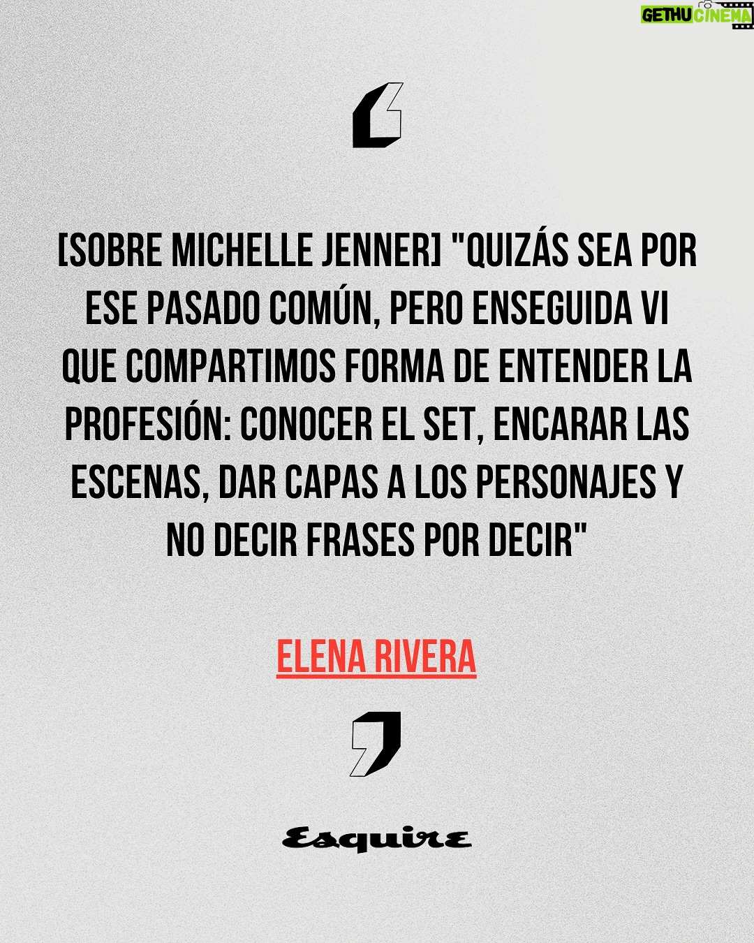 Elena Rivera - 252 Likes - Inmensos ojos azules, encantadora sonrisa, dulce voz cantarina, pequeña estatura y, sin embargo, dada a personajes de enorme carácter y fuerza, la zaragozana es un ejemplo de que crecer en los escenarios puede salir bien. Hablamos con la actriz Elena Rivera de sus similitudes con Marisol, su salto (con miedo) al género de terror en ‘Dime tu nombre’, de la adrenalina del teatro y de cómo crecer, bien, bajo los focos desde incluso antes de ‘Cuéntame cómo pasó’ y Karina.

Texto: @rafacasademont 
Fotógrafo: @andresgarlujan 
Maquillaje y peluquería: @rebecatfigueroa 
Estilismo: José Juan Rodríguez y Paco Casado

Lee la entrevista completa en el link de la bio de @esquirees

#ElenaRivera #Esquire