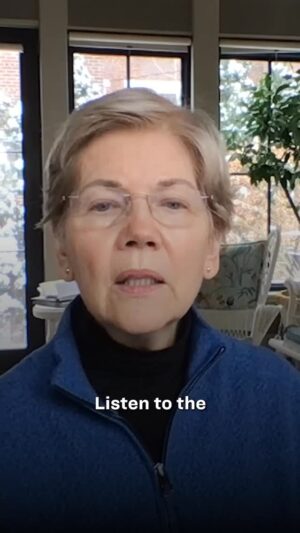 Elizabeth Warren Instagram - Please take the time to hear the brave words of a person who witnessed ICE agents shoot and kill Alex Pretti in broad daylight. 

Everyone involved deserves justice.