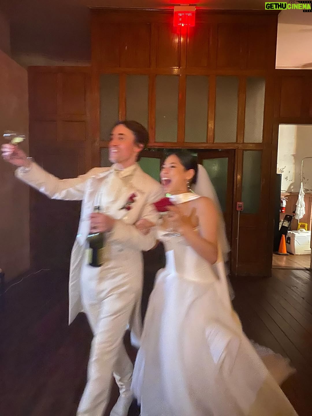 Eva Noblezada - 126.2K Likes - Part I of my favorite snapshots of the most STUNNING celebration of love with people we love in a city we love 🥹 @reevecarney , I love you. You are My Husband and I am your WIFE! 😭 TTGAB baby ♾️ Prepare ye for a plethora of wedding week pictures yall 🥹♥️♥️♥️♥️
1. Enter Upstage Mr. Reeve Carney & Mrs. Eva Noblezada Carney!
2. My beautiful sister and Maid of Honor @livjn_16 🫶🏽
3. Reeve and I at our Wedding Rehearsal brunch @brennansnola 🥂pic by @sandraokuboyejo 🥰
4. My other sister @pariscarney and I 😭
5. One of my dearest friends @robhouchen @patobriens 🤠
6. Rob 😂😂😂 @callumf @ashdanders 
7. @cafedumonde ♥️
8. Paul McCartney!!! @pariscarney @zanecarney @jmatjohnny @reevecarney ♥️
9. My gorgeous bridesmaids!!!!!! @abbydephilips @g.olivia28 @charlotte_e_kennedy @sampauly @livjn_16 @callumf 
10. A witch married a vampire 🙏🏽🥰 @hotelpeterandpaul 
11. Two sisters before one of the best shows of their lives
12. Two sisters during one of the best Halloween’s ever 
13. My gorgeous Nana and Lola 🥹
14. Cafe Du Monde in da FLESH!!! 
15. Rob & @lilliaswhiteofficial exchanging stories 🩷
16. The sun beaming into my room in the wee hours of the day I married my best friend 
17. ReEva Brunch!!! @brunchwithruby 😛
18. Family Brunch @tableau_nola 🥳
19. The Besties helping me peeepee during dinner! 😇
20. Our private family ghost tour on Halloween!! @hauntedhistorytours 🕯️👏🏽