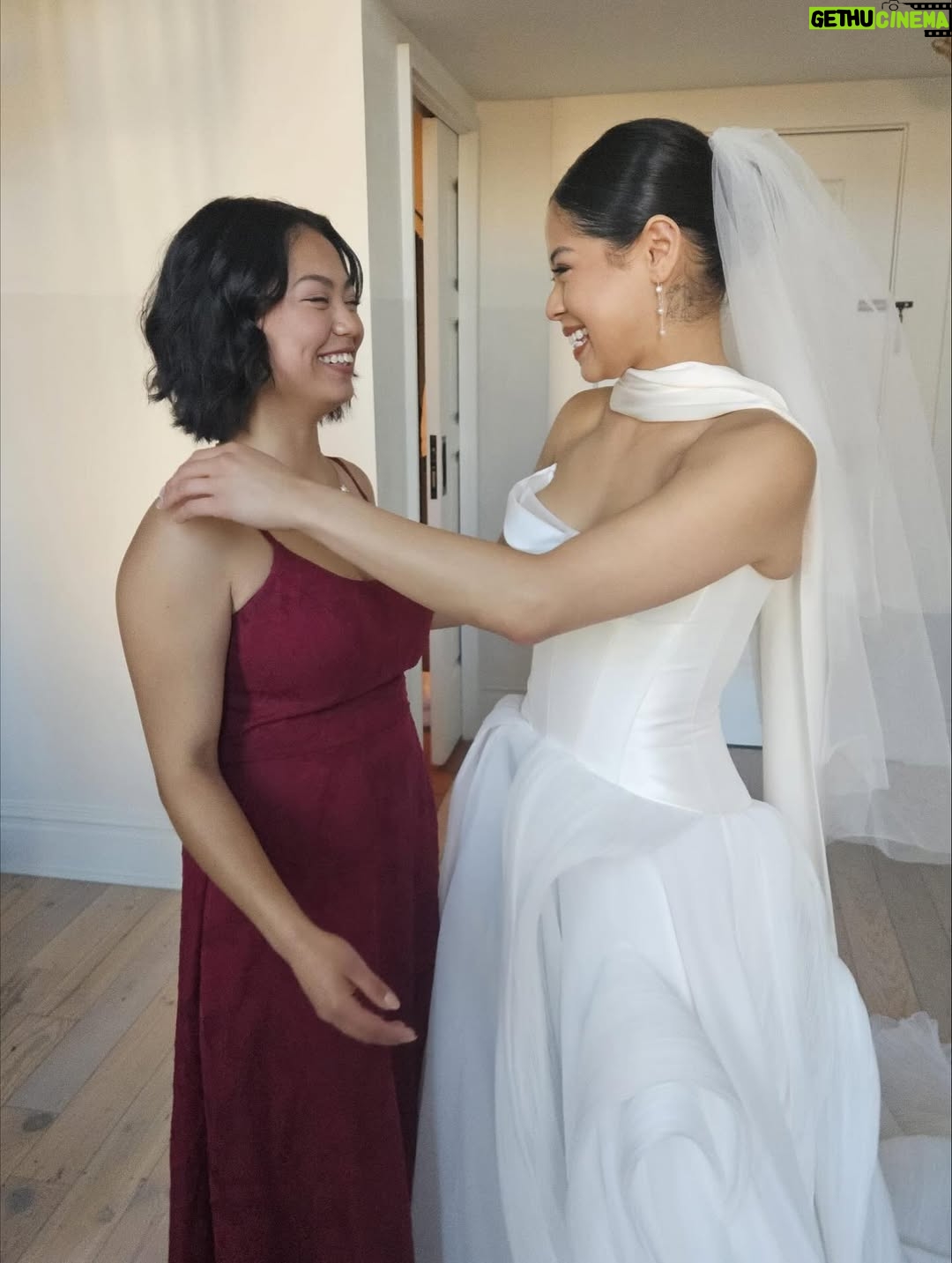 Eva Noblezada - 126.2K Likes - Part I of my favorite snapshots of the most STUNNING celebration of love with people we love in a city we love 🥹 @reevecarney , I love you. You are My Husband and I am your WIFE! 😭 TTGAB baby ♾️ Prepare ye for a plethora of wedding week pictures yall 🥹♥️♥️♥️♥️
1. Enter Upstage Mr. Reeve Carney & Mrs. Eva Noblezada Carney!
2. My beautiful sister and Maid of Honor @livjn_16 🫶🏽
3. Reeve and I at our Wedding Rehearsal brunch @brennansnola 🥂pic by @sandraokuboyejo 🥰
4. My other sister @pariscarney and I 😭
5. One of my dearest friends @robhouchen @patobriens 🤠
6. Rob 😂😂😂 @callumf @ashdanders 
7. @cafedumonde ♥️
8. Paul McCartney!!! @pariscarney @zanecarney @jmatjohnny @reevecarney ♥️
9. My gorgeous bridesmaids!!!!!! @abbydephilips @g.olivia28 @charlotte_e_kennedy @sampauly @livjn_16 @callumf 
10. A witch married a vampire 🙏🏽🥰 @hotelpeterandpaul 
11. Two sisters before one of the best shows of their lives
12. Two sisters during one of the best Halloween’s ever 
13. My gorgeous Nana and Lola 🥹
14. Cafe Du Monde in da FLESH!!! 
15. Rob & @lilliaswhiteofficial exchanging stories 🩷
16. The sun beaming into my room in the wee hours of the day I married my best friend 
17. ReEva Brunch!!! @brunchwithruby 😛
18. Family Brunch @tableau_nola 🥳
19. The Besties helping me peeepee during dinner! 😇
20. Our private family ghost tour on Halloween!! @hauntedhistorytours 🕯️👏🏽