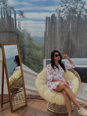 Gayathri Sri Instagram - Such a calm and happy stay 🌿 @luxeglamp_