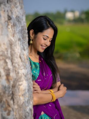 Gayathri Sri Instagram - கிராமத்து பொண்ணு 🌺
@jk.kapil
@shivangi_clothing