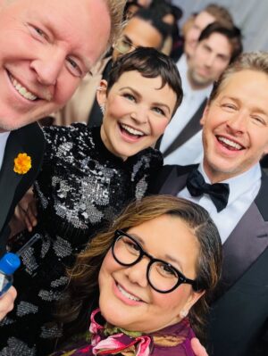 Ginnifer Goodwin Instagram - Thank you, @criticschoice and @giorgioarmani and pizza and @disneyanimation #zootopia2.