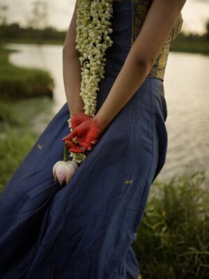 Gopika Ramesh Instagram - 🌸🍃
📸: @yaami____
MUA: @zara___makeover
outfit : 🙋🏻♀️
Neckpiece - @alorabyshe
photography assistant: @minimal.clicker