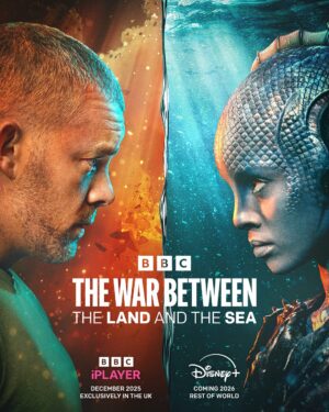 Gugu Mbatha-Raw Instagram - Keep your eyes on the seas...
 
THE WAR BETWEEN THE LAND AND THE SEA is set to launch with a double bill on BBC iPlayer and BBC One on 7th December.
 
Tap the link in bio to read more on the #DoctorWho website ↖️🔗