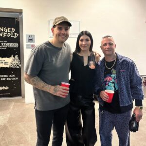 Irene Aldana Instagram - Thank you @avengedsevenfold @johnnychristofficial for an unforgettable night 🖤🦇 #a7x