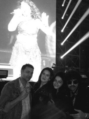 Isha Rikhi Instagram - Last night was one of those nights that stays with you.
My first ever concert. Some of my friends’ first. And for my father too.

We walked in excited and walked out completely overwhelmed. My friends were thanking me as if I’d done something special when all I did was bring them to @sunidhichauhan5 . That’s the power she holds.

What she does on stage right now, I don’t think anyone else in India is doing. It’s not just a concert, it’s energy, emotion, surrender. Watching her sing a song that’s been part of my own film journey made the night even more unreal.

Meeting her father and seeing her with him, while I was there with mine, quietly created a moment I’ll always hold close.

Seeing my father enjoy it like a child, watching my friends lose themselves, and feeling that collective high… pure magic. No drinks, just music intoxication.

If she’s performing near you, please go.
Some artists aren’t meant to be heard, they’re meant to be experienced live.

More from this unforgettable night in a reel tomorrow ✨🎶
