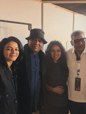 Isha Rikhi Instagram - Last night was one of those nights that stays with you.
My first ever concert. Some of my friends’ first. And for my father too.

We walked in excited and walked out completely overwhelmed. My friends were thanking me as if I’d done something special when all I did was bring them to @sunidhichauhan5 . That’s the power she holds.

What she does on stage right now, I don’t think anyone else in India is doing. It’s not just a concert, it’s energy, emotion, surrender. Watching her sing a song that’s been part of my own film journey made the night even more unreal.

Meeting her father and seeing her with him, while I was there with mine, quietly created a moment I’ll always hold close.

Seeing my father enjoy it like a child, watching my friends lose themselves, and feeling that collective high… pure magic. No drinks, just music intoxication.

If she’s performing near you, please go.
Some artists aren’t meant to be heard, they’re meant to be experienced live.

More from this unforgettable night in a reel tomorrow ✨🎶