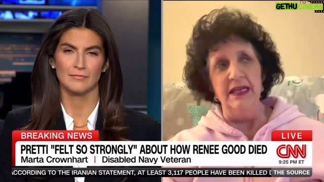 Kaitlan Collins - 32.4K Likes - Alex Pretti cared for Marta Crownhart, a veteran, in the ICU earlier this month. Tonight she tells me, “It was heartbreaking to see the video. It was heartbreaking to know when I found out it was him. What was worse was listening to Kristi Noem talk about him the way she did.”