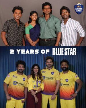 Keerthi Pandian Instagram - From stories on screen to battles on the field. 💙💛
2 Years of Blue Star with the Vels Chennai Kings Team.

#VelsChennaiKings #VCK #CelebrityCricketLeague
#CCL