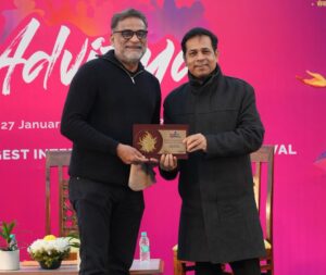 Krishika Lulla Instagram - World’s Largest International Theatre Festival
Bharat Rang Mahotsav

An evening of ideas, creativity, and powerful perspectives.
The National School of Drama hosted an enriching conversation on “The Director’s Vision: Cinema vs Theatre” as part of the 25th edition of the festival, featuring filmmaker R. Balki in conversation with Chittranjan Tripathy.
A dialogue that truly bridged cinema and theatre ≥
Continuing the creative exchange, last night witnessed another insightful session as film producer Krishika Lulla engaged in a compelling dialogue with Chittranjan Tripathy, exploring the journey from the stage to the big screen and beyond.
A thought-provoking conversation offering meaningful insights into storytelling across mediums

#NSDBRM26
#theatrefestival #ministryofculture #nationalschoolofdrama #cultureunitesall