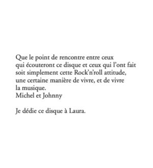 Laura Smet Instagram - 8 ans aujourd'hui. 
Mais une présence à vie.
Toujours des hasards avec toi, des dates qui frappent à la bonne heure. 
La 40ème édition de « Rock'n'roll attitude » vient de sortir. 
Une chanson sublime oubliée avec Michel qui nous fait beaucoup de bien aujourd’hui. 
Merci à ses signes qui apaisent.
Ce n'était pas prévu, encore une fois. Alors je suis sûre que les gens qui t'aiment seront heureux de découvrir cette magnifique édition de cet album pour le 40ème anniversaire. 
Pour ses huit ans sans toi.
Je pense bien à vous aujourd'hui tous les deux 
Michel, Papa ... 
Merci de continuer à nous faire vibrer 
Je t'aime ♥️