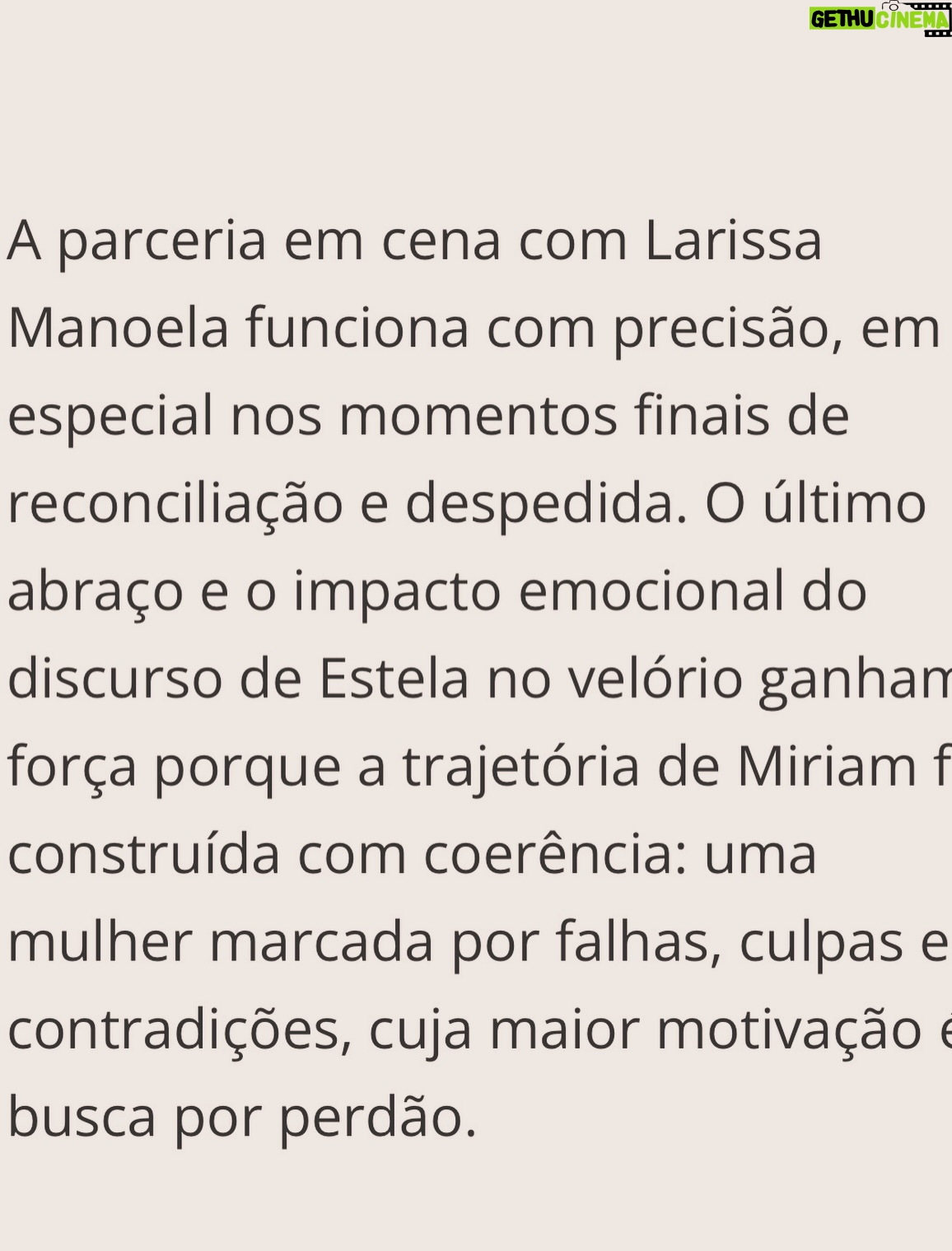 Letícia Sabatella - 1K Likes - Obrigada pela atenção a este trabalho feito com delicadeza e colaboração. Agradeço demais a @tvglobo a equipe maravilhosa da novela, nossos diretores e autores , colegas lindas de cena. Fiquei com saudades. ❤️❤️❤️❤️🌎💪🤟🌺🐝