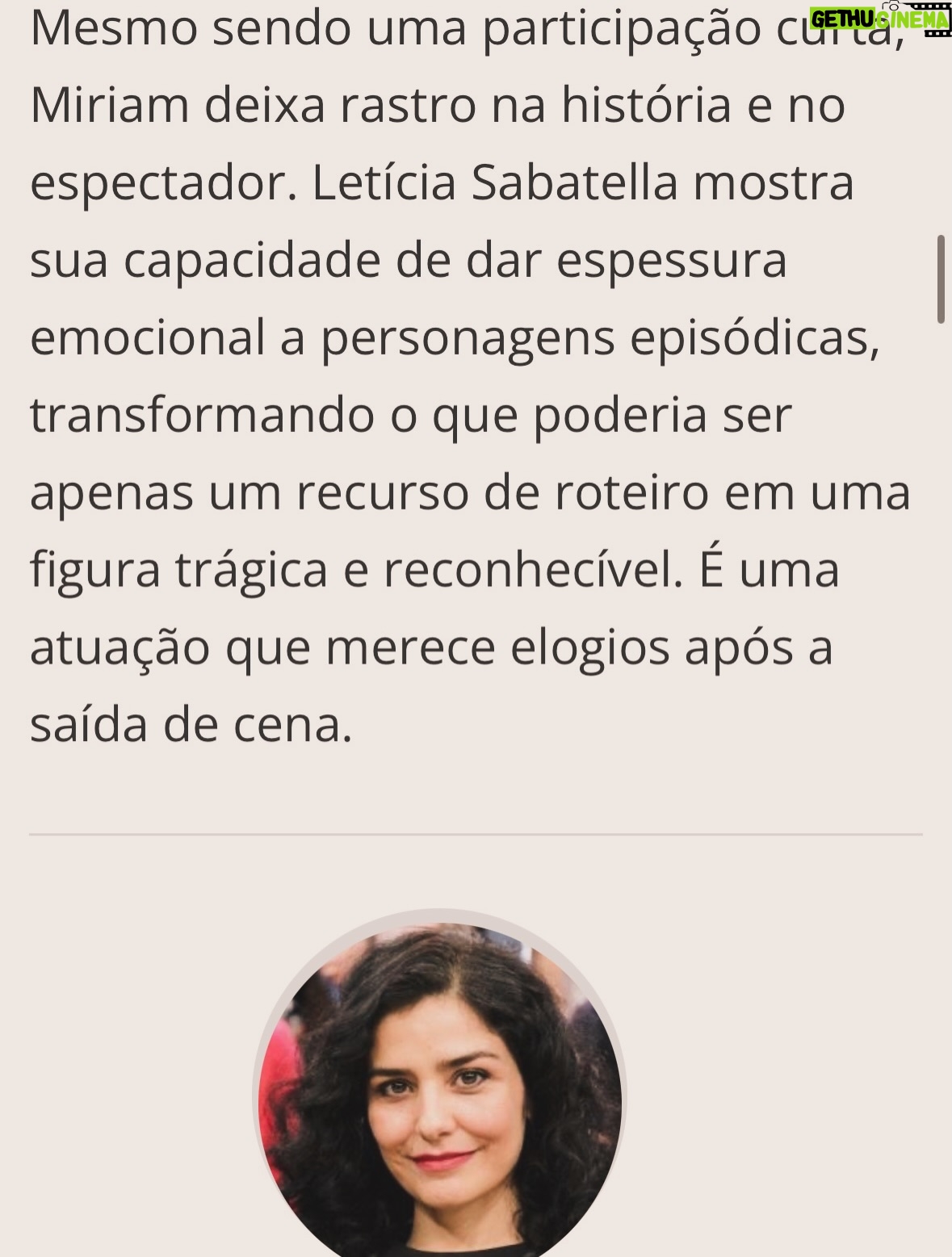 Letícia Sabatella - 1K Likes - Obrigada pela atenção a este trabalho feito com delicadeza e colaboração. Agradeço demais a @tvglobo a equipe maravilhosa da novela, nossos diretores e autores , colegas lindas de cena. Fiquei com saudades. ❤️❤️❤️❤️🌎💪🤟🌺🐝