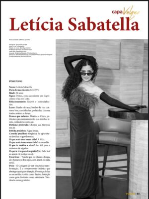 Letícia Sabatella Instagram - A atriz Letícia Sabatella estampa a capa da nova edição da Revista Vulque em um ensaio elegante e cheio de significado. Em entrevista exclusiva, a artista revisita sua trajetória marcante na televisão, no cinema e no teatro, fala sobre escolhas profissionais, amadurecimento artístico e os desafios que moldaram sua carreira ao longo dos anos. A edição celebra não apenas a atriz consagrada, mas também a mulher e a voz potente por trás de personagens que marcaram gerações.
Fotógrafo: @marciofariasfoto
Make e Hair: @laisregiaa
Edição de moda: @aledupratoficial
Produção de moda: @kadununnes07
Look capa: @yorkjeansluxus
Locação: @laghettolifestyle / @laghettohoteis
Entrevista: @aletheamantovani / @rafaellarffreitas / @claudemirspyver
Direção executiva: @rafaellarffreitas
