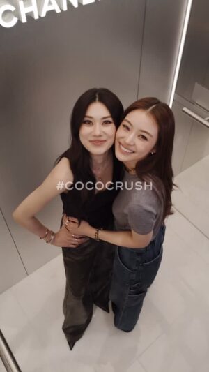 Lorena Lalina Schuett Instagram - our Crush story🖤🤭
#CocoCrush @chanelofficial