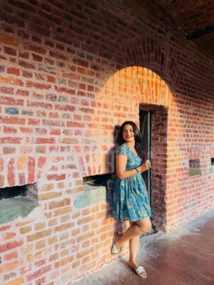 Madhumitha H Instagram - Pretty, but not fragile🦋💙… ! 

#staypretty❤️