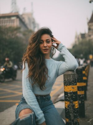 Madhurima Roy Instagram - BMC’s poster girl… 

NOT🥶

In town, galavanting and shot by @bharat_rawail