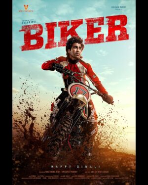 Malvika Nair Instagram - #Sharwa36 is #BIKER 🏍️🏁

May you conquer every corner, every jump and every obstacle in life and aim for glory 🏁

Wishing you a Happy Diwali 🪔✨

#GoAllTheWay #BikerMovie

@ImSharwanand @malvikanairofficial @abhilashreddykankara @rajeevan.n @ghibranofficial @dopyuvraj @dhilipaction @arifminhaz @iamanil @avi.toonindia @sync.cinema @uvcreationsofficial