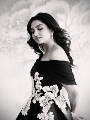 Mamitha Baiju Instagram - 🖤
.
Styled by: @shruthimanjari 
Hmu: @aashna_shah 
Shot by: @kiransa 
Outfit: @johnandananth 
Earrings & Rings: @the_jewel_gallery 
Bracelet: @varnikaaroraofficial 
Styling team: smirithii @_kashishjainnn