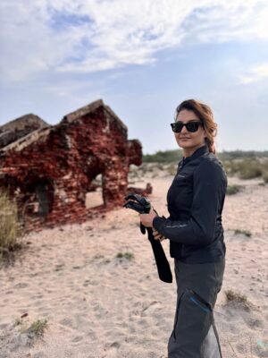Manju Warrier Instagram - What's meant for you, will find you ❤️

#travel #peace #love #dhanushkodi #rameswaram