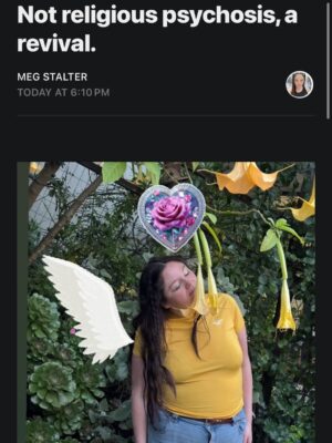 Megan Stalter Instagram - Wrote something on Substack! 🪽
