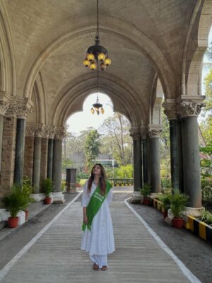 Meghana Gaonkar Instagram - This day is my father’s dream come true. He always wanted me to do my PhD. Yesterday, I officially received my doctorate, my parents were there to witness it which made it very special. Thanks to each one of you. Your encouraging wishes gave me a lot of good energy on a day that made me go numb. I felt empty, done, blank and relieved that many years of this journey was finally over and you made me feel like it meant something with all your love. 🤍🌟 
(We could not get great pictures as we were living in the moment but I did manage to get these to share the day with all of you) thank you🙏
