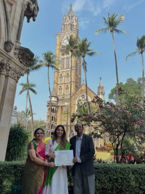 Meghana Gaonkar Instagram - This day is my father’s dream come true. He always wanted me to do my PhD. Yesterday, I officially received my doctorate, my parents were there to witness it which made it very special. Thanks to each one of you. Your encouraging wishes gave me a lot of good energy on a day that made me go numb. I felt empty, done, blank and relieved that many years of this journey was finally over and you made me feel like it meant something with all your love. 🤍🌟 
(We could not get great pictures as we were living in the moment but I did manage to get these to share the day with all of you) thank you🙏
