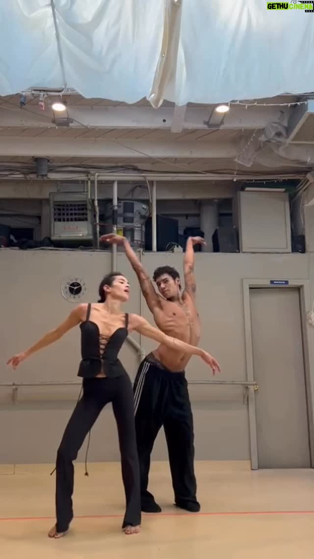Mette - 93.1K Likes - Love how our bodies talk.  The first meet up IRL had to be the studio @theo.maddix