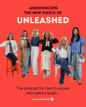 Mia Freedman Instagram - 🚨ANNOUNCEMENT: we are thrilled to reveal the co-hosts of Unleashed, the podcast. 
These 6 Gen X women are so different and yet when we brought them together they just bloody clicked. 
Like magic. Get ready to hear @mary_coustas @sallyhepworth @gracelamstyle @cathrinemahoney @doctorginni and @thebrunaverse in your ears together in our brand new podcast for Gen X women who need a laugh and a distraction from…..everything. 
Come hang with us. Launching Feb 3rd. 
REMEMBER: Go follow @Unleashed.show now and search ‘unleashed show” in your podcast app and follows there too so you don’t forget and miss the first ep (which is a cracker). 🙌🙌🙌