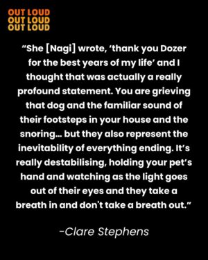 Mia Freedman Instagram - Australia is grieving it’s favourite dog. Nagi, we’re so sorry for your loss. ❤️

Today on the show we talk about the very specific grief of losing a pet.