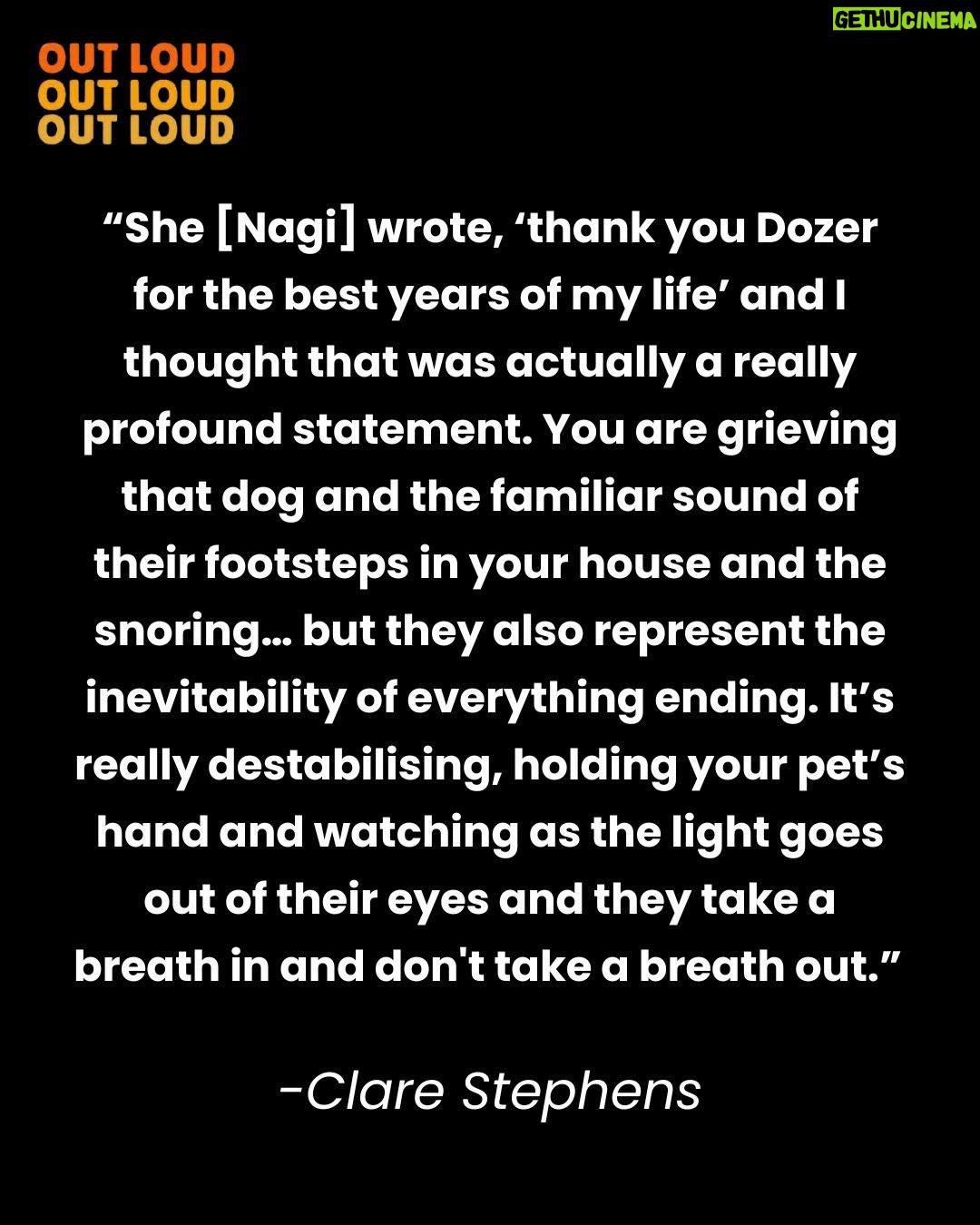 Mia Freedman - 6.1K Likes - Australia is grieving it’s favourite dog. Nagi, we’re so sorry for your loss. ❤️

Today on the show we talk about the very specific grief of losing a pet.