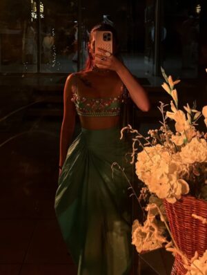 Mrinmoyee Ghosh Instagram - My 2025 in looks ✨✨✨ I didn’t realise how much fun I really had with styling, colour and loads of DIY as usual! Here’s to still keeping fashion fun in 2026 🥂

Looking back at this, I can’t decide which is more me? What do you think?