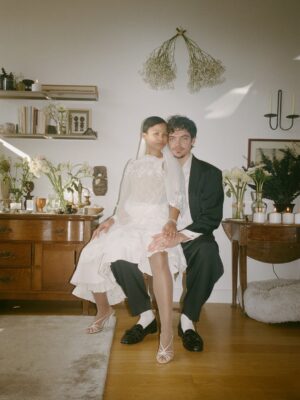 Myha'la Instagram - One year of marriage ♾️💍

Sos if this is how you’re finding out, promise we didn’t tell most everyone 😗

Incredible photography by our dear friend @quillemons 
Speedy officiating by @jojoplutz Endlessly grateful to our friends and family for helping make this day so very magical. 

❤️